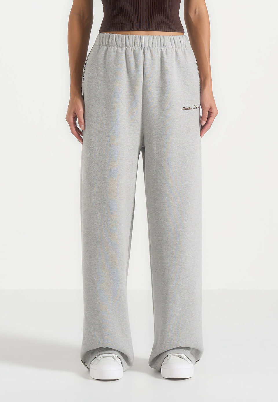 morgan-unisex-whipstitch-regular-joggers-light-grey