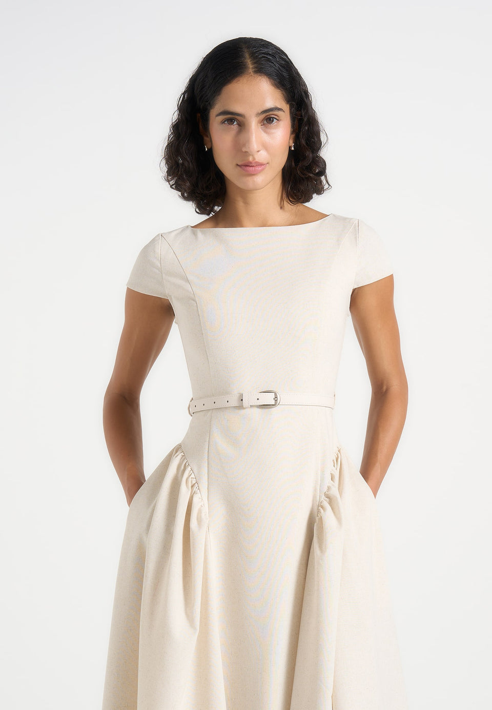 gaia-linen-boat-neck-belted-pleated-midi-dress-natural