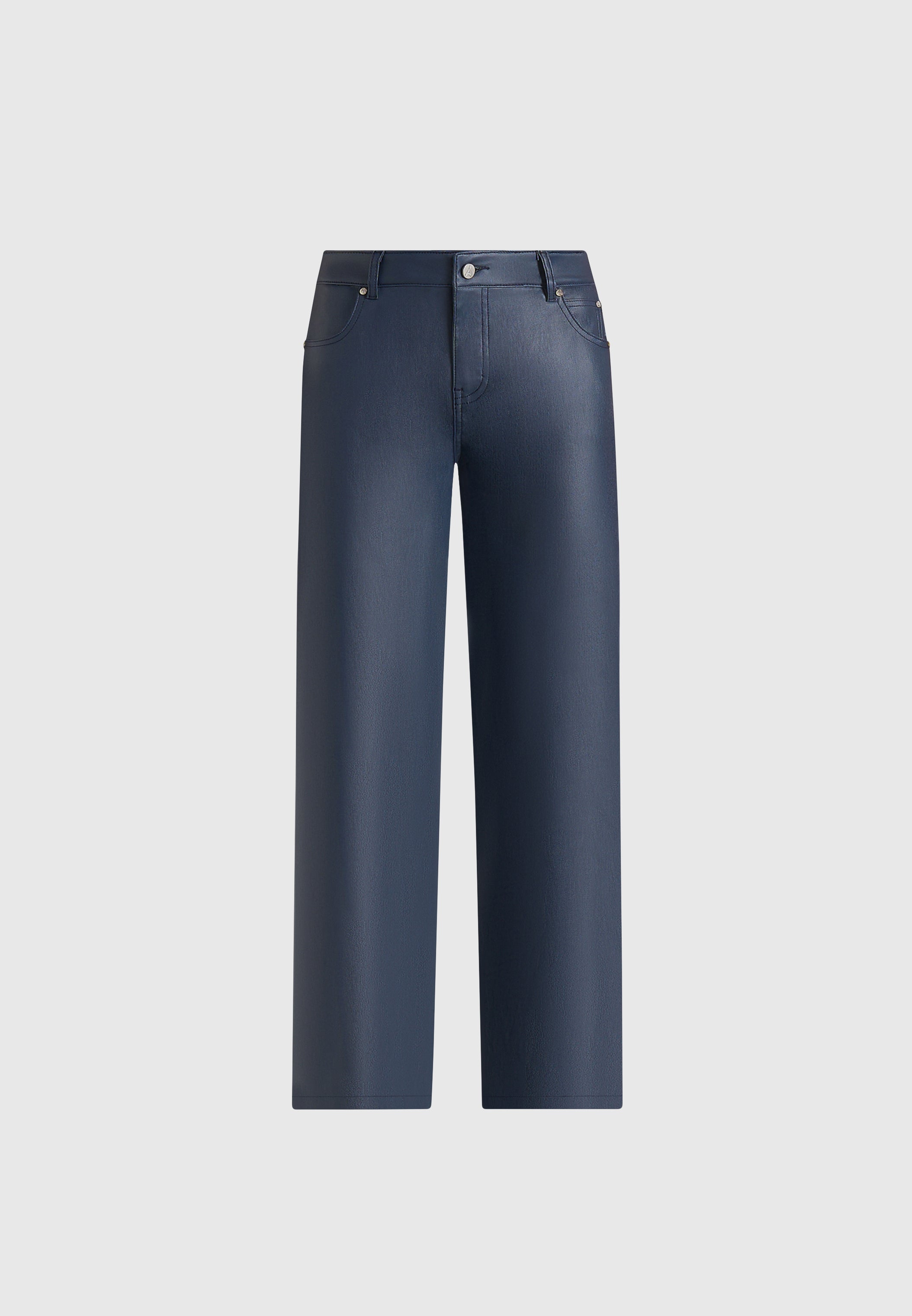 Florence - Wax Effect Jeans - Indigo