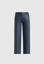 Florence - Wax Effect Jeans - Indigo