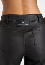 Florence - Wax Effect Jeans - Black
