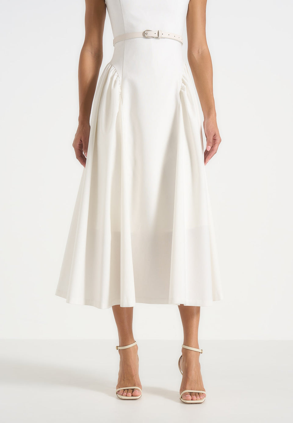 gaia-boat-neck-belted-pleated-midi-dress-white
