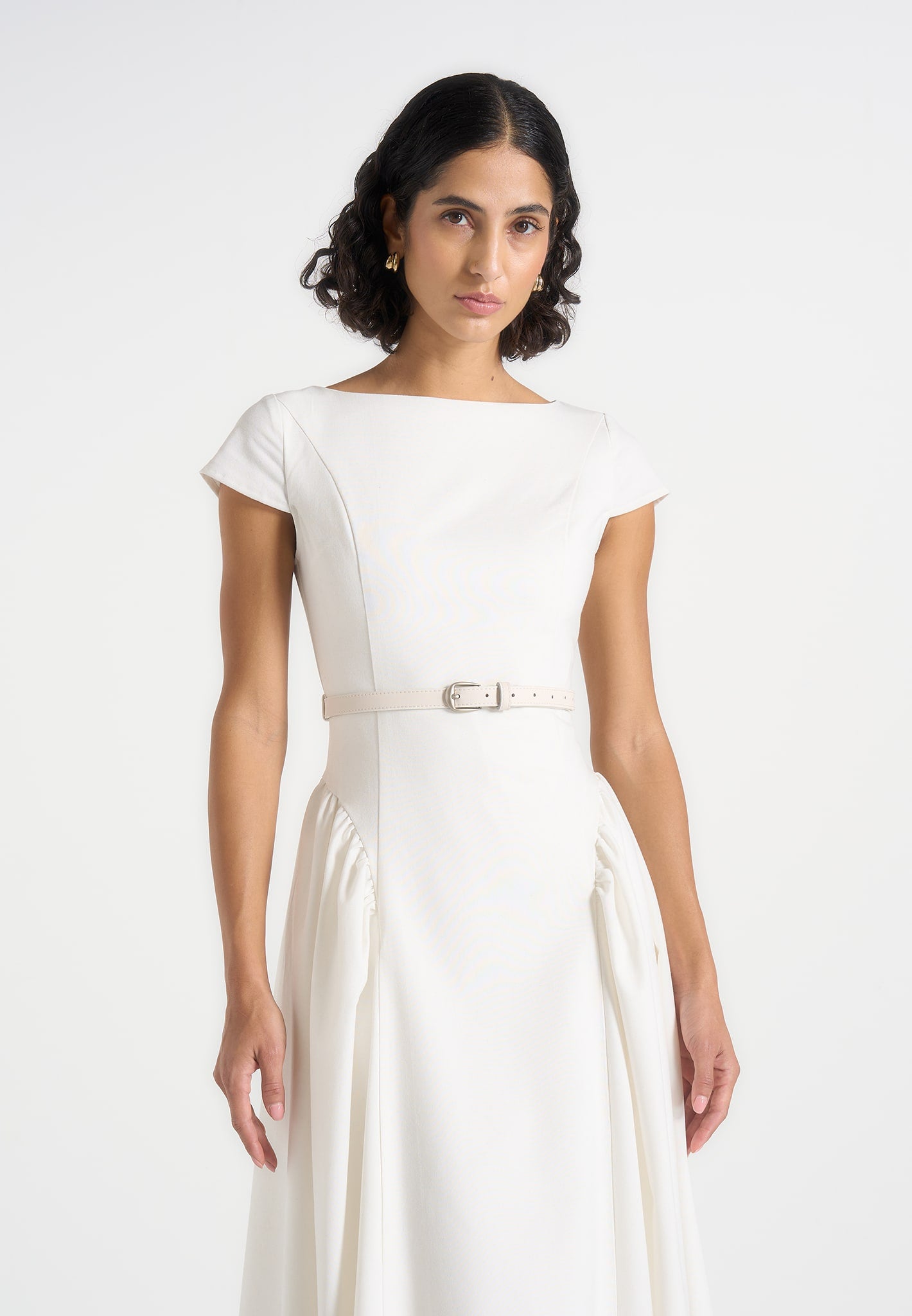 gaia-boat-neck-belted-pleated-midi-dress-white