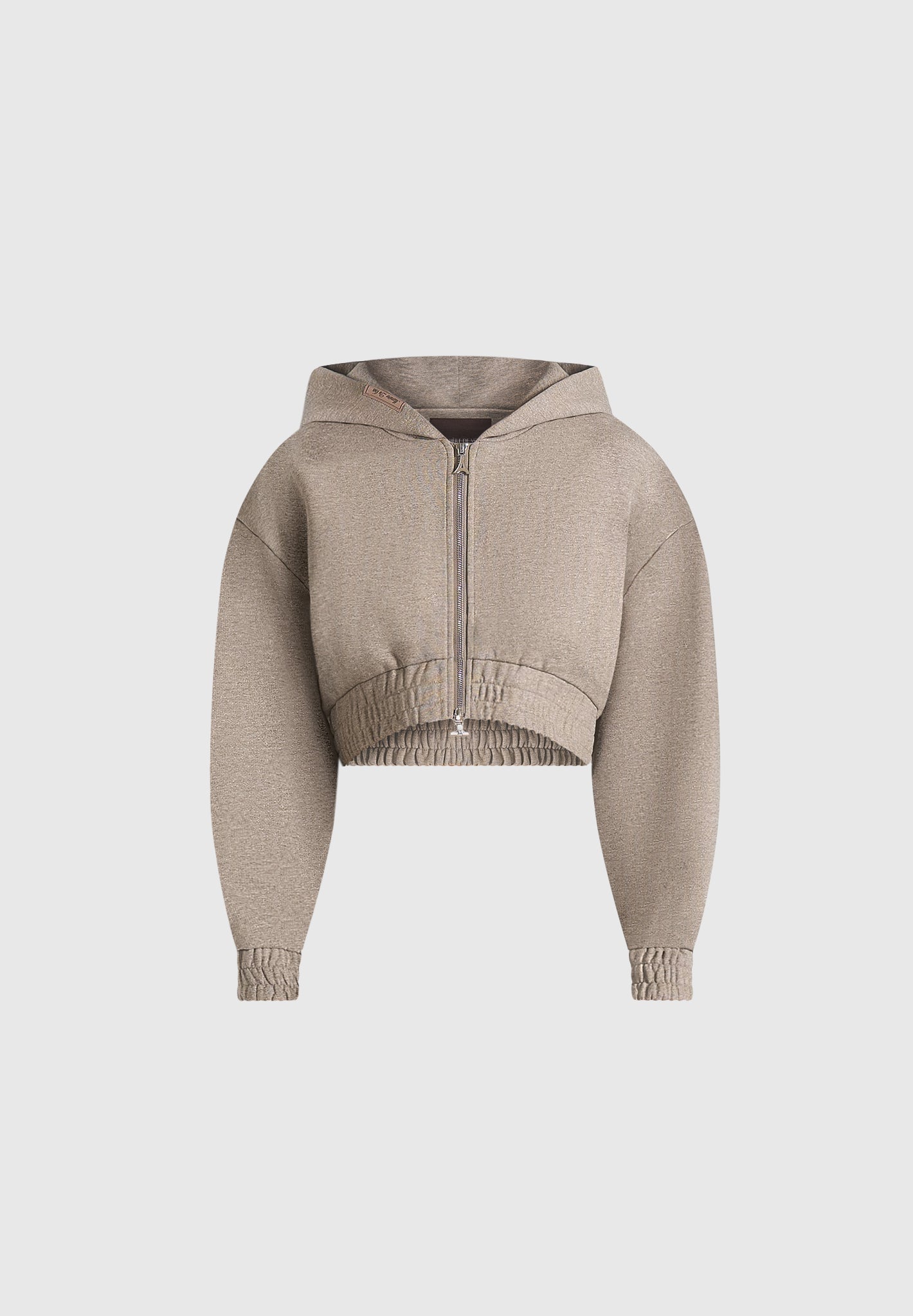Josiane - Relaxed Zip Through Hoodie - Taupe
