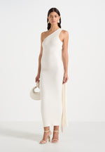 Laya - Scarf Knit Maxi Dress - Cream