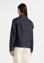 Asher - Unisex Denim Shirt - Indigo