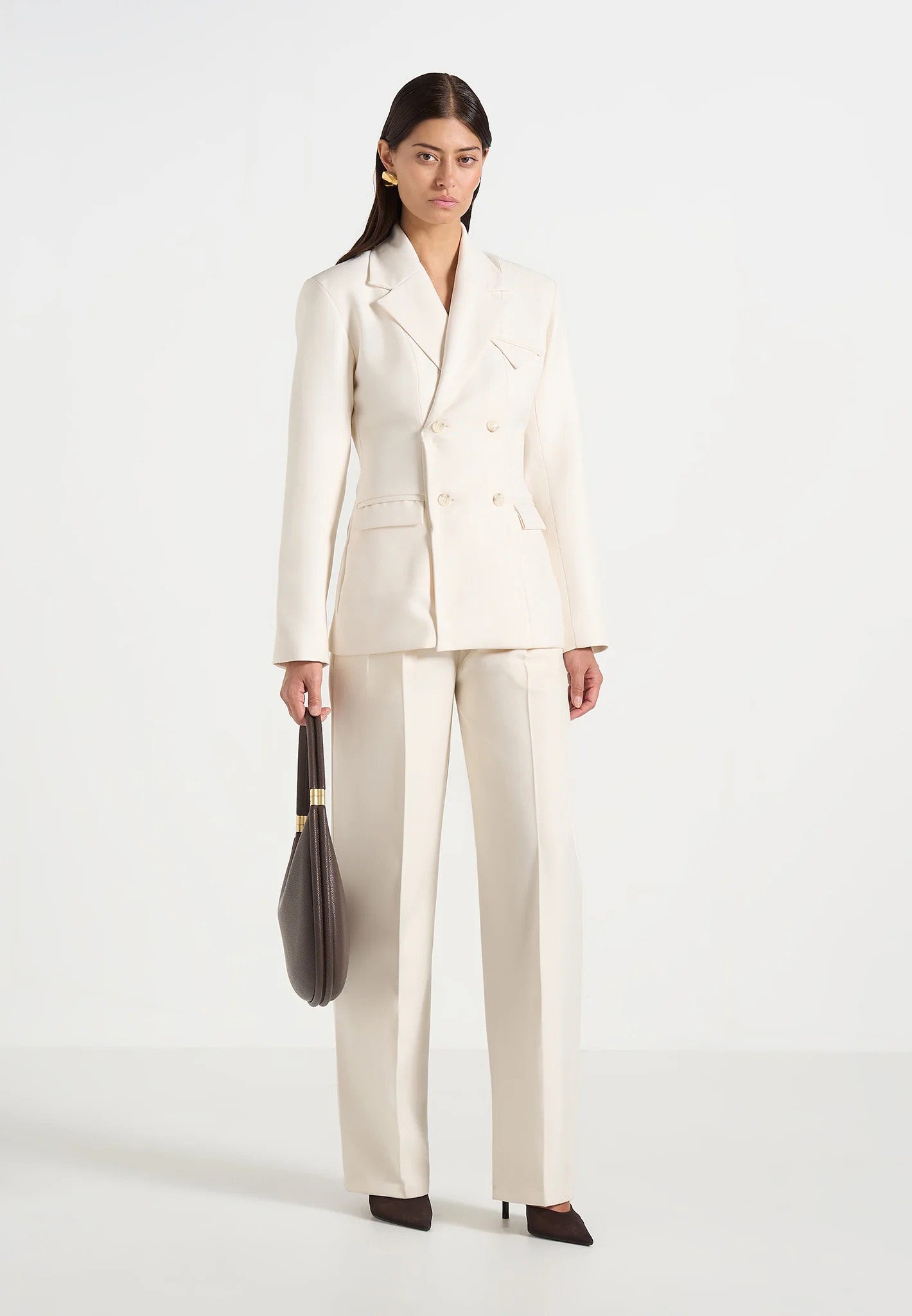 Maia - Double Breasted Blazer - Off White