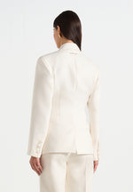 Maia - Double Breasted Blazer - Off White