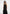 Naomi - Cami Satin Tiered Belted Maxi Dress - Black