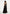 Naomi - Cami Satin Tiered Belted Maxi Dress - Black