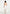 Macy - Halter Neck  Open Back Cotton Crochet Maxi Dress - White