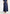 Yara - Asym Tie-Waist Cotton Midi Dress - Navy