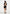 Summer - Ruched Open-Back Cotton T-Shirt Mini Dress - Black