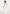 Corina - Satin Corset Cowl Lace Maxi Dress - White