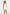 Valeska - Satin Corset Lace Sash Mini Dress - White