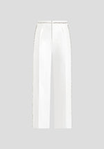 Patricia - Embellished Tailored Trousers - White