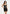 Layered Corset Mini Dress - Black