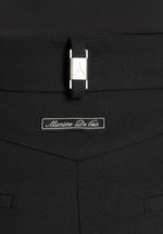 Danielle - Tailored Pleated Cargo Trousers - Black