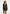 Corset Blazer Dress with Chain - Black