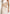 Ava - Halterneck Embellished Corset Gathered Maxi Dress - Cream