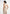 Irene - Collar Detail Cinched Waistcoat - Beige/White