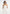 Elva - Smocked Waist Cotton Maxi Dress - White