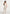 Ivanna - Elasticated Wide Leg Striped Cotton Trousers - Cream