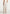 Ivanna - Elasticated Wide Leg Striped Cotton Trousers - Cream