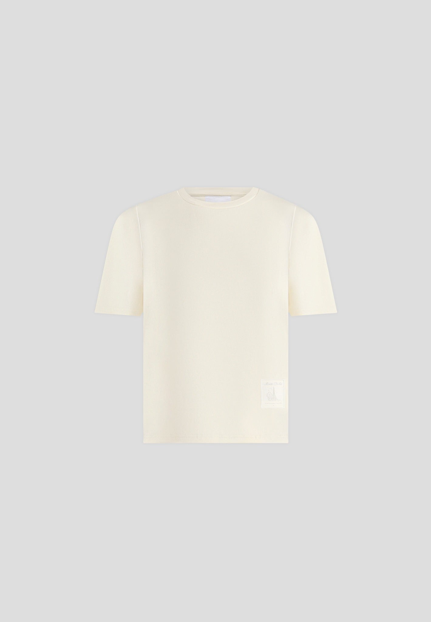 TS002 - Short Sleeve Cotton T-Shirt - Pale Yellow