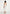 Danika - Metallic Knit Belted Midi Dress - White