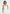 Faith - Cap Sleeve Corset Cotton Midi Dress  - White