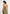 Elva - Smocked Waist Cotton Maxi Dress - Khaki