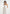 Elva - Smocked Waist Cotton Maxi Dress - White