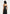 Aurelia - Asymmetric Satin Corset Top - Black