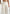 Flora - Box Pleat Wide Leg Belted Trousers - White
