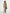 Julie - Two Tone Tailored Trousers - Taupe/Brown
