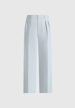 Julie - Tailored Twin Pleat Trousers - Pale Blue