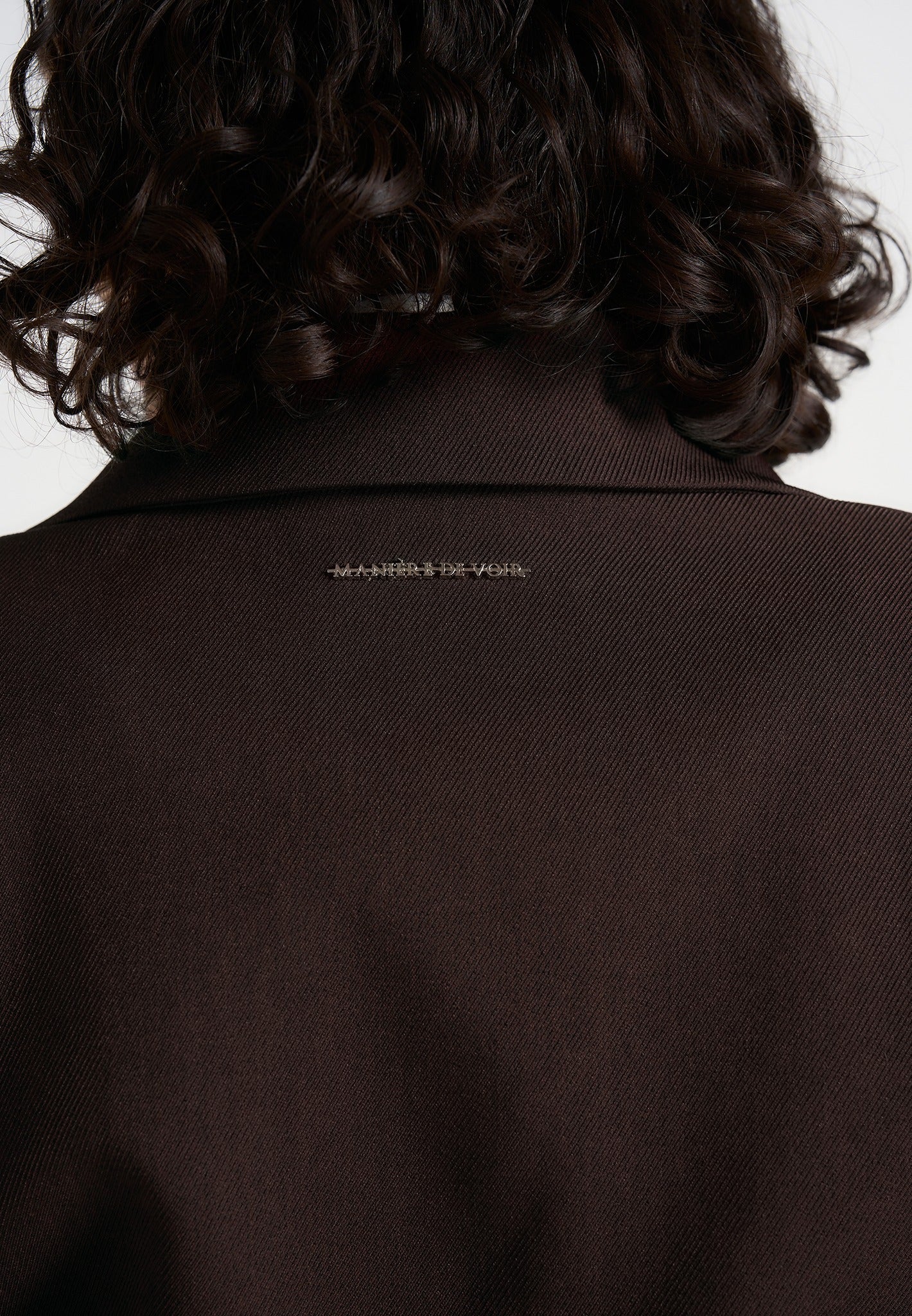 Beatrice - Tailored Cinched Blazer - Dark Brown