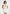 Mirena - Ruched Open Back Mini Dress With Scarf - White