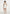 Mirena - Ruched Open Back Mini Dress With Scarf - White