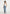 Calista - Line Art Denim Jeans - Mid Blue