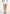 SH002 - Gathered Waist Cotton Shorts - White