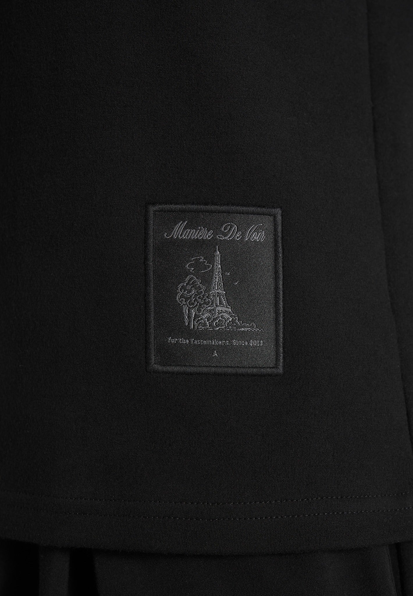 TS002 - Short Sleeve Cotton T-Shirt - Black