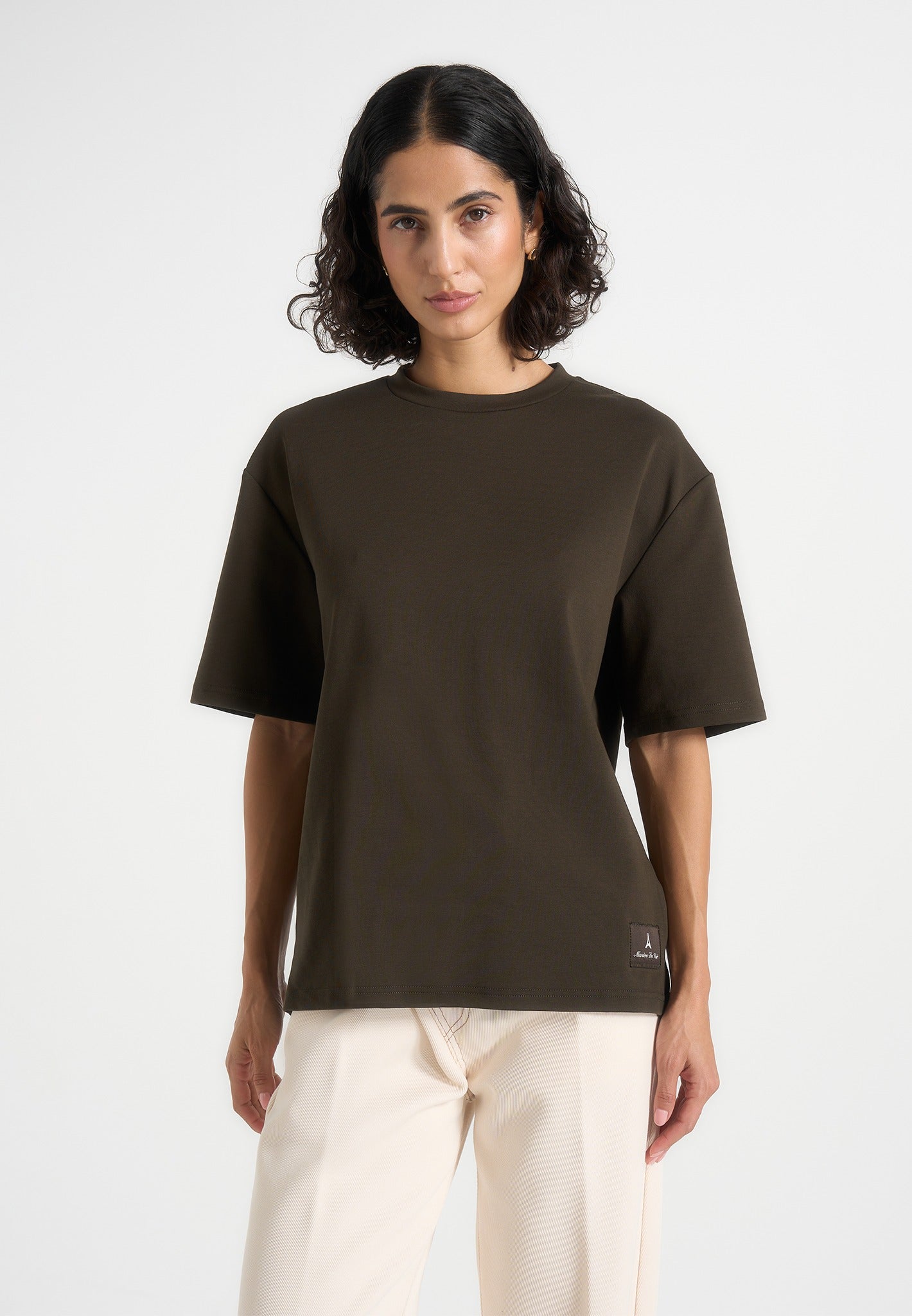 TS007 - Unisex Relaxed Fit Cotton T-Shirt - Olive