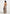 June - Chain Belt Cut-Out Georgette Halter Maxi Dress - Animal