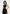 June - Chain Belt Cut-Out Georgette Halter Maxi Dress - Black