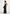 Saffron - Satin Belted Maxi Dress - Black