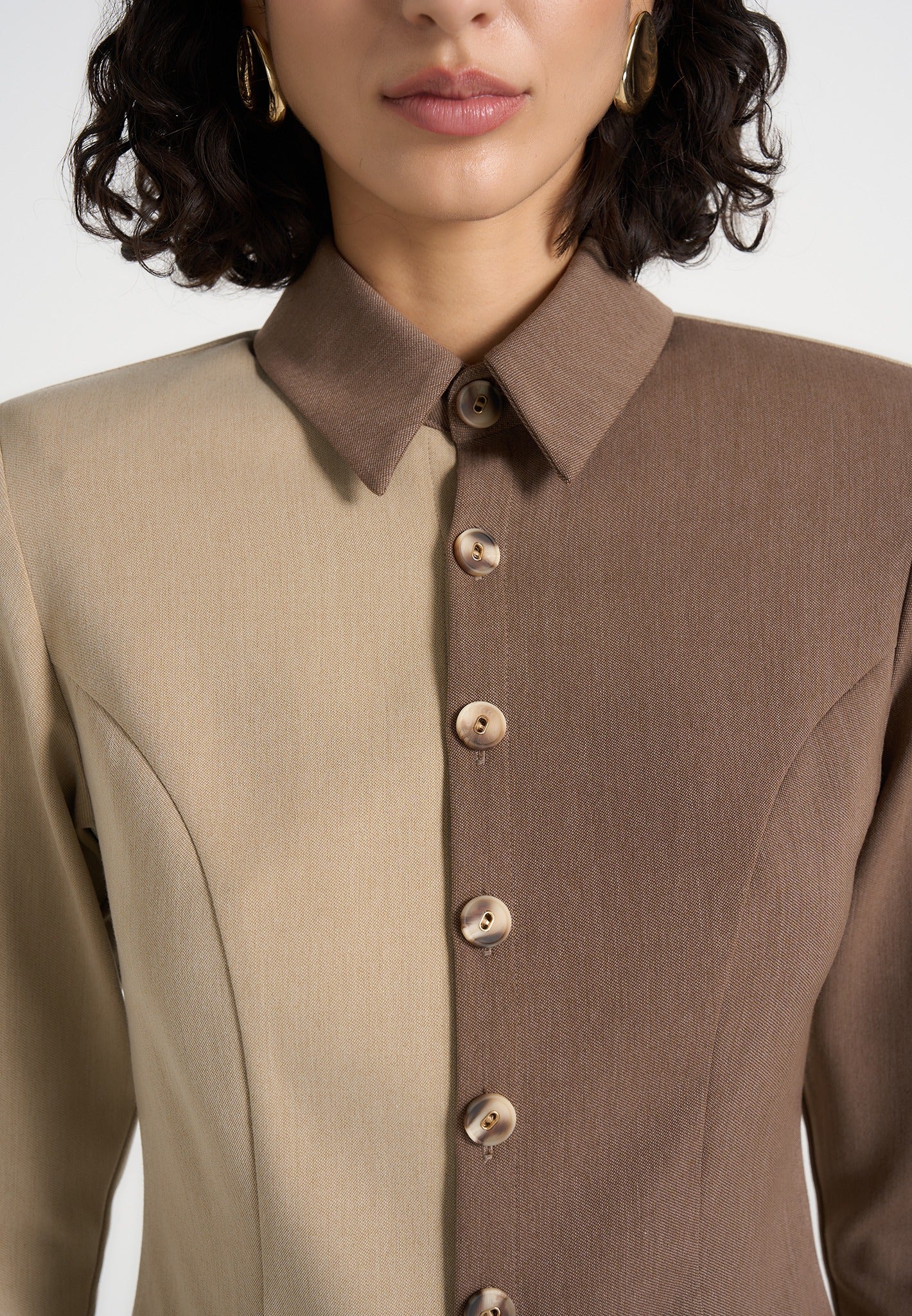 sonia-two-tone-tailored-shirt-taupe-brown
