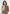 Sonia - Two Tone Tailored Shirt - Taupe/Brown