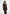 Edena - Asymmetric Ruched Draped Maxi Dress - Brown